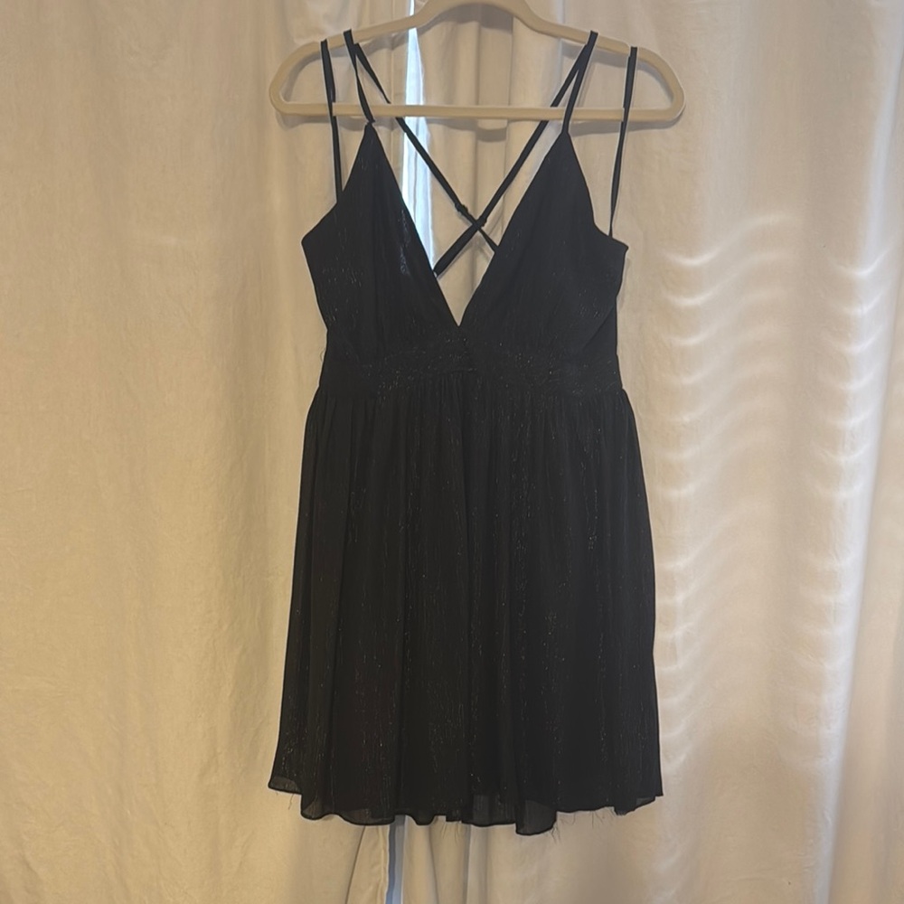Elegant Black Short Semi-Formal Dress